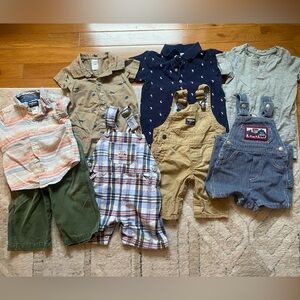 Baby Boy Bundle  - Overalls and Rompers